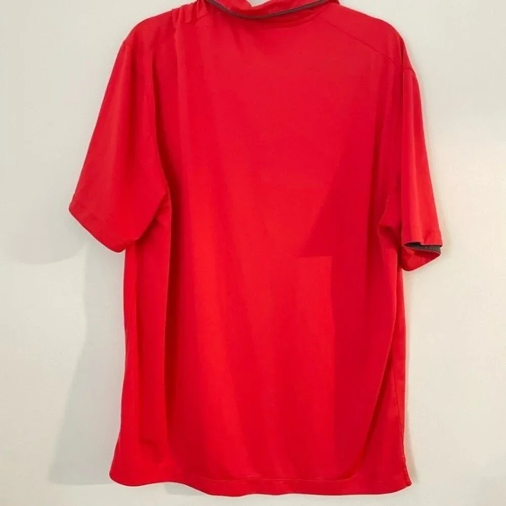 Nike polo mens dri fit red golf polo xlarge